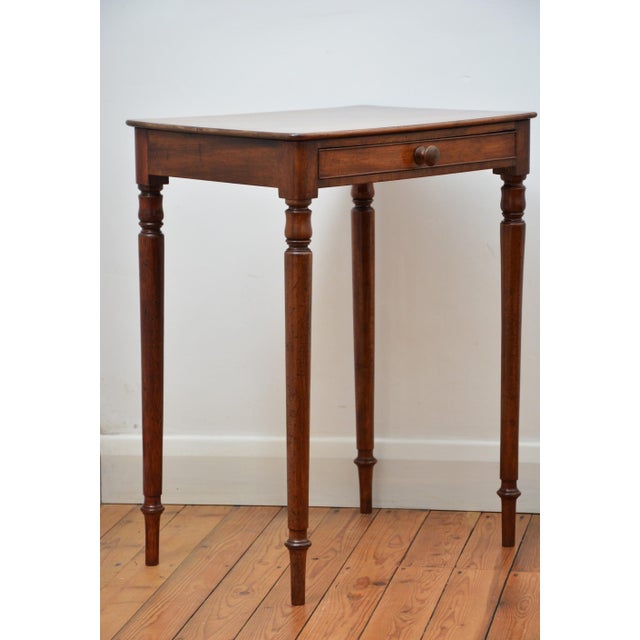 Mid 19th Century William IV English Mahogany Side Table, 1840 For Sale - Image 5 of 18
