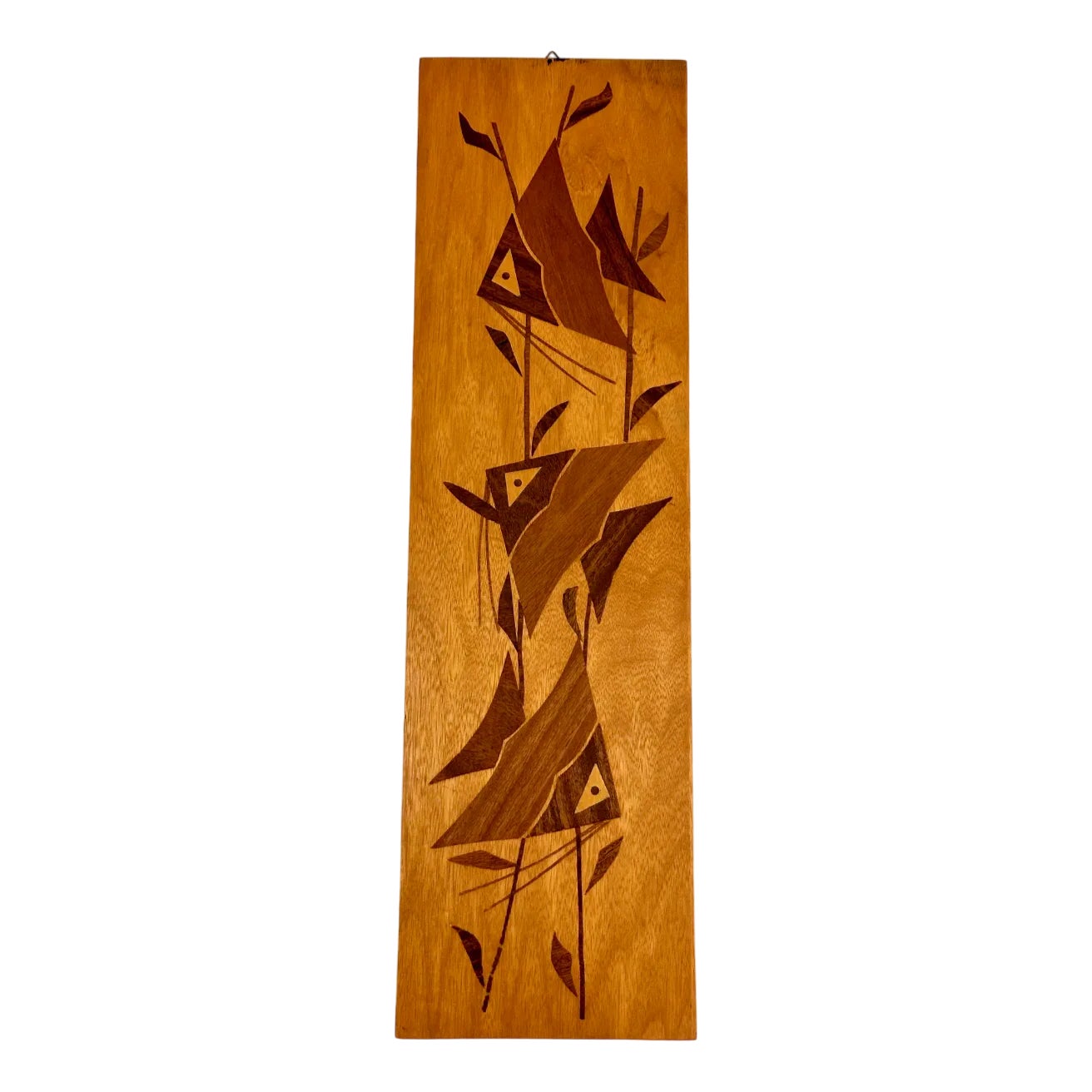Vintage Marquetry Fish Relief in Wood from Fargel Hameln, 1970s | Chairish