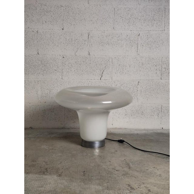 Artemide Lesbo Table Lamp in Blown Glass attributed to Angelo Mangiarotti for Artemide, 1970s For Sale - Image 4 of 15
