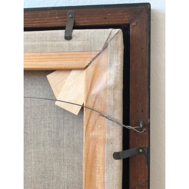 Antique Original Oil Painting of a Dutch Gentleman, 19th Century Portrait For Sale - Image 11 of 11