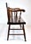 Burnt Umber American Pine Spindle Back Deacons Bench For Sale - Image 8 of 13