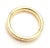Damiani Yellow Gold Band Ring Sz 5.5 For Sale - Image 4 of 5