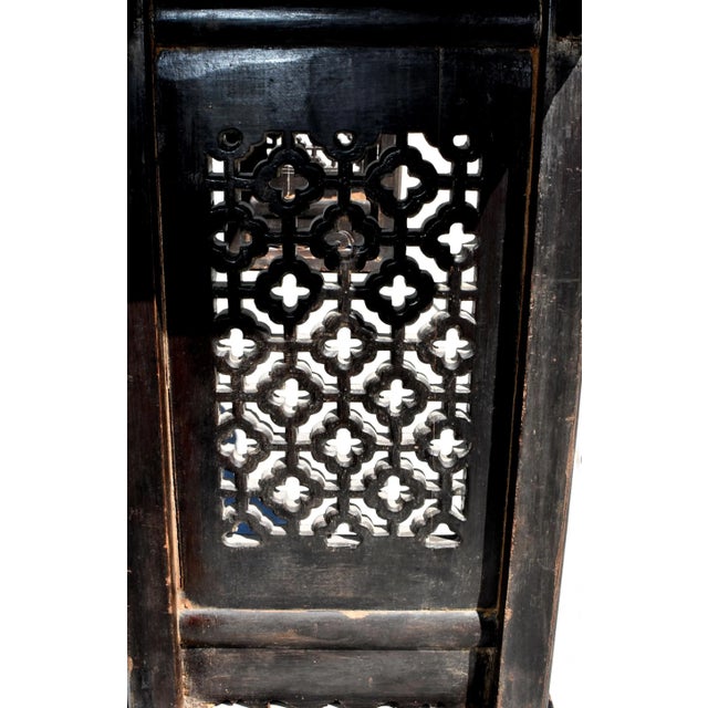 Antique Chinese Narrow Altar With Cloud Motif For Sale - Image 9 of 13