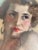 Antique Pastel Artwork Painting Framed Under Glass Nude by Hungarian Listed Artist, Fried Pal For Sale - Image 4 of 5