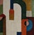 Avocado Affinité, Colorful Abstract Geometric Framed by Sophie Dumont For Sale - Image 8 of 9