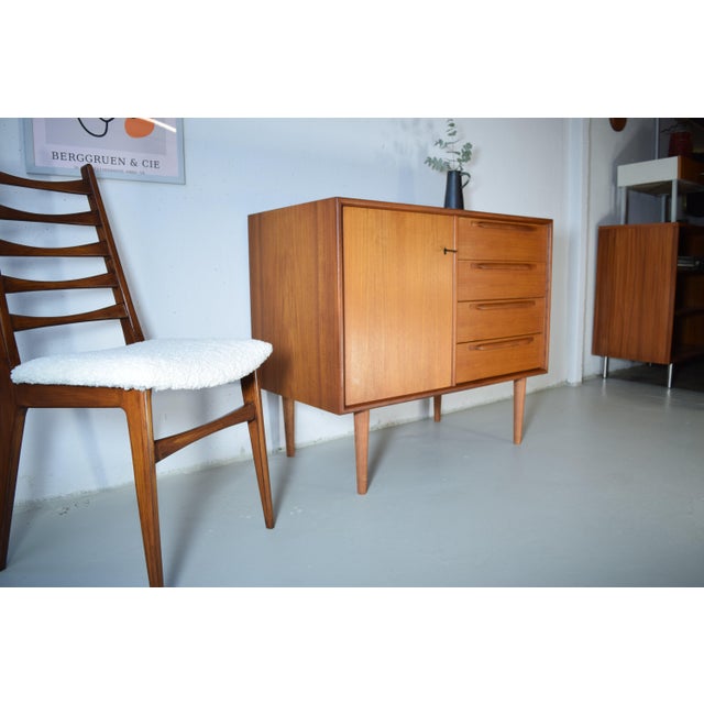 Brown Mid-Century Modern Teak Sideboard by Heinrich Riestenpatt, 1960s For Sale - Image 8 of 13