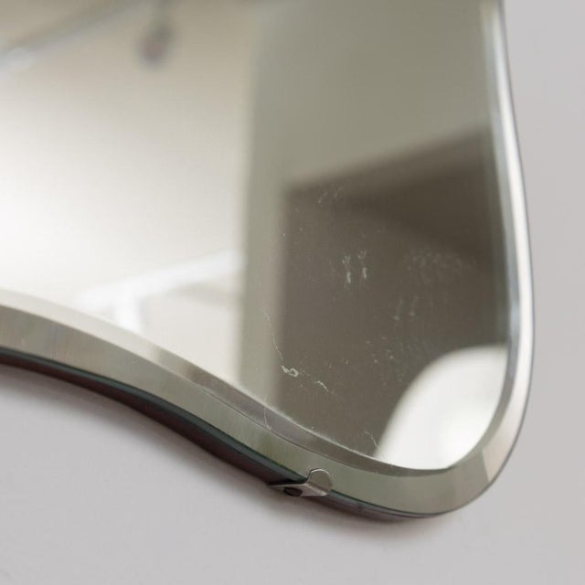 1930s French Art Deco Beveled Mirror For Sale - Image 9 of 13