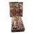 Vintage Handcrafted Wooden Wayang Golek Miniature Rod Puppet Ornaments Traditional Batik Clothing a Set of Five For Sale