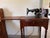 Vintage 1930s Singer Electric Sewing Machine in Original Wooden Cabinet With Extension Leaf For Sale In Washington DC - Image 6 of 16