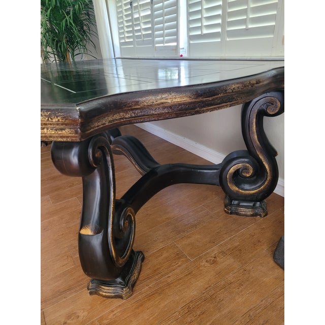 Spanish Designer Wood Dining Room Table For Sale - Image 12 of 12