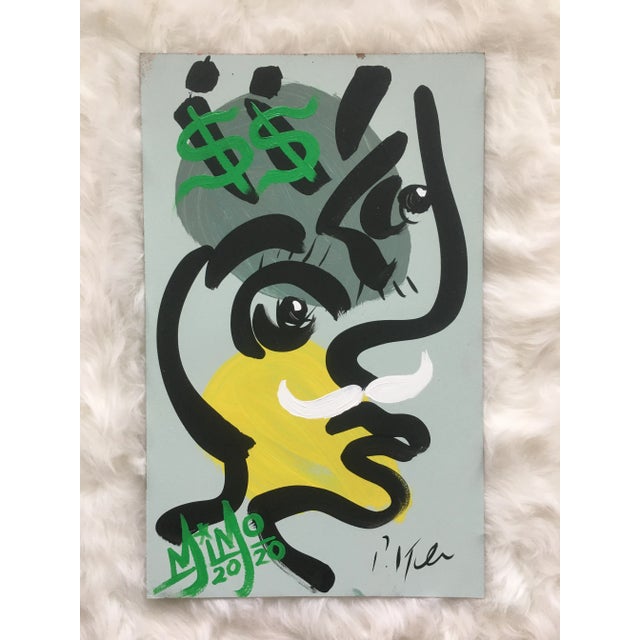 Rare Peter Keil & Mike Mozart “MiMo” Collaboration - Original Painting For Sale - Image 9 of 9