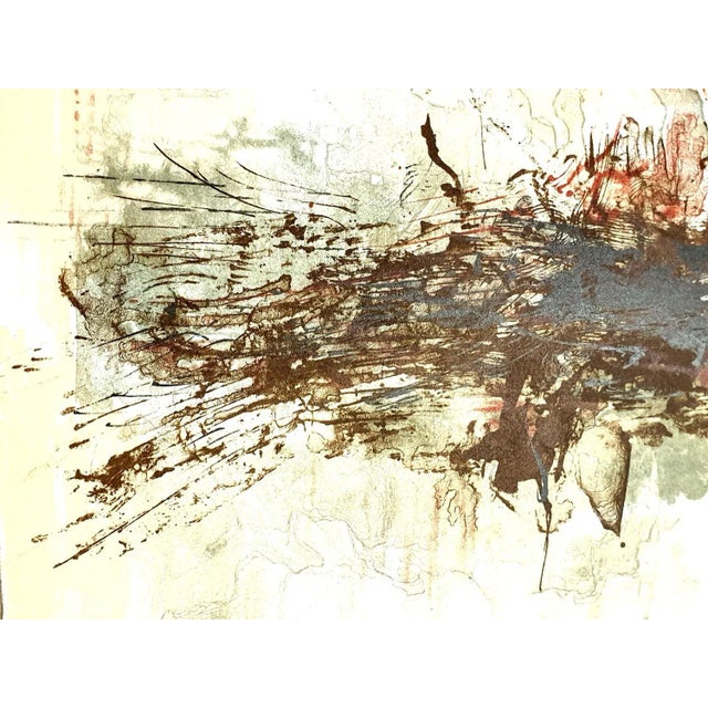 Zao Wou-ki - Original Lithograph - Abstract Composition 1962 For Sale - Image 4 of 8