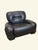 1970s Black Faux Leather Sofa and Armchair Set from Adriano Piazzesi, Italy, 1970s, Set of 3 For Sale - Image 5 of 15