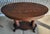 Antique Oval Library Table Tiger Oak With Column Base Circa. 1890 For Sale - Image 12 of 13