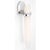 Visual Comfort Windsor Smith for Visual Comfort Signature Arena 20" Sconce in Polished Nickel with White Ribbed Glass For Sale - Image 4 of 7
