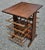 Bucciarelli 1950s Bucciarelli Itallian Bobbin and Spindle Pine Magazine Rack and Side Table For Sale - Image 4 of 6