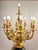 1960s Majestic Pair of Antique Sevres-Style Porcelain & Ormolu Candelabra Lamps on Pedestals 19th Century For Sale - Image 4 of 8