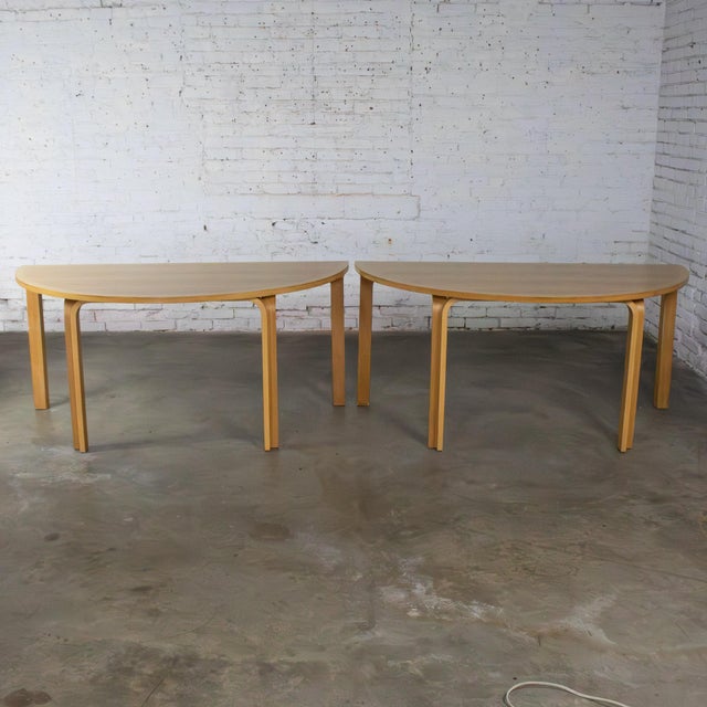 Late 20th Century Scandinavian Modern Oak Dining or Conference Table by Thygesen and Sorensen for Magnus Olesen and Rudd International For Sale - Image 12 of 18