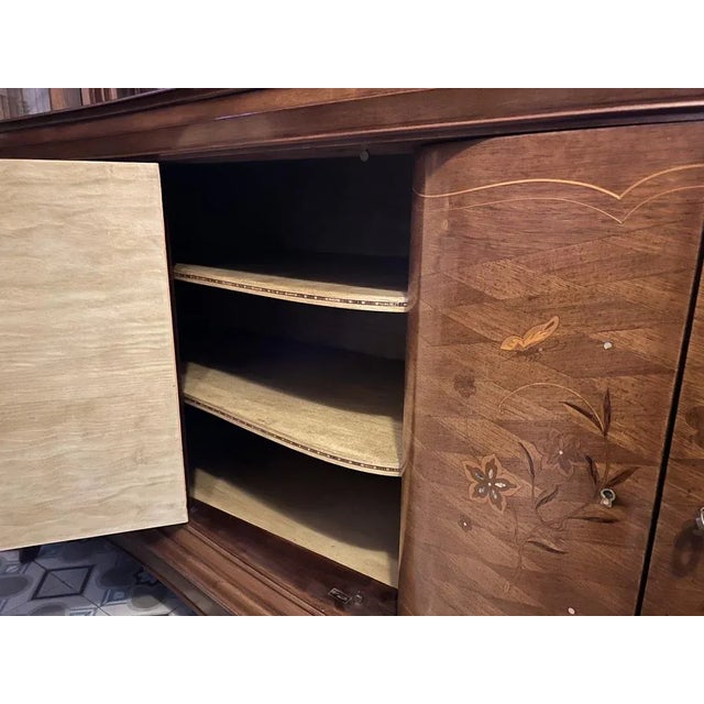 Wood Art Deco Five-Door Row Leleu by Jules Leleu, 1940 For Sale - Image 7 of 13