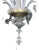 Early 20th Century Arms Chandelier in Murano Glass, Venice For Sale - Image 4 of 6