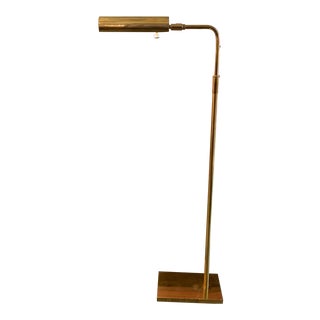 Koch & Lowy Articulating Brass Floor Lamp For Sale