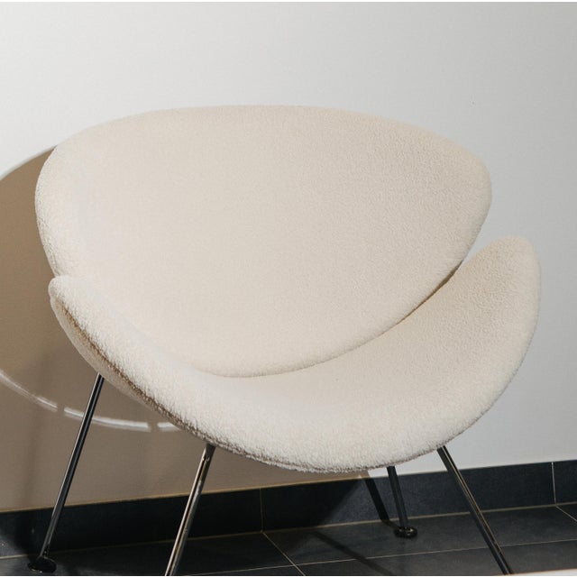 Mid-Century Modern Orange Ulice Armchair by Pierre Pauline for Artifort, 1980s For Sale - Image 3 of 4