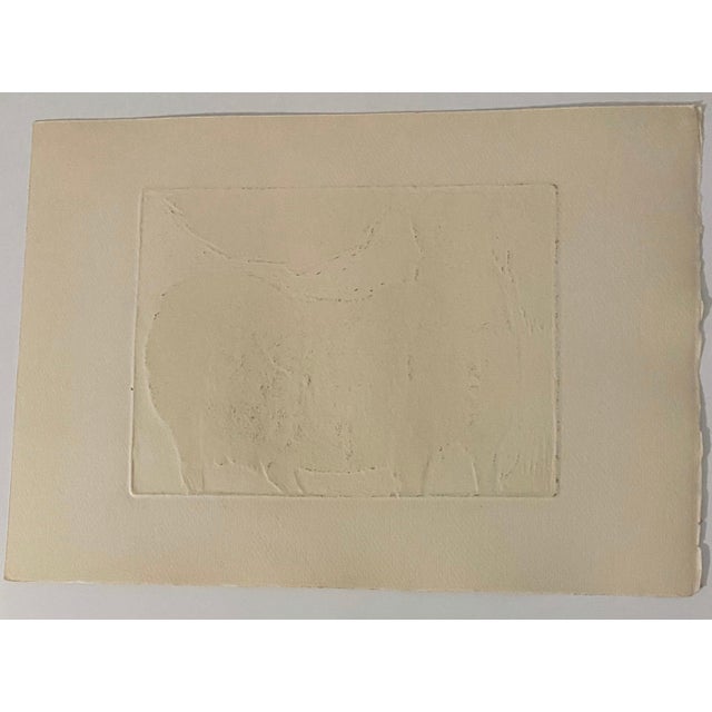 Mid 20th Century Robert A. Birmelin, Beast With Tree In Stomach, American Modernist Abstract Etching For Sale - Image 5 of 6