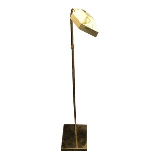 Vintage Brass Pharmacy Floor Lamp For Sale