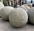 Modern Vintage Stone Garden Sphere Medium For Sale - Image 3 of 4