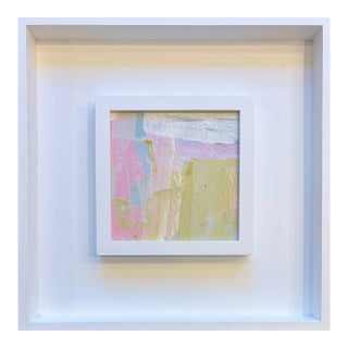 Sarah Trundle, Contemporary Framed Abstract Painting, "Dreamy" For Sale