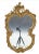 French Louis XV style giltwood and gesso wall mirror, late 19th c., having fanned crest, over shaped frame with scrolled...