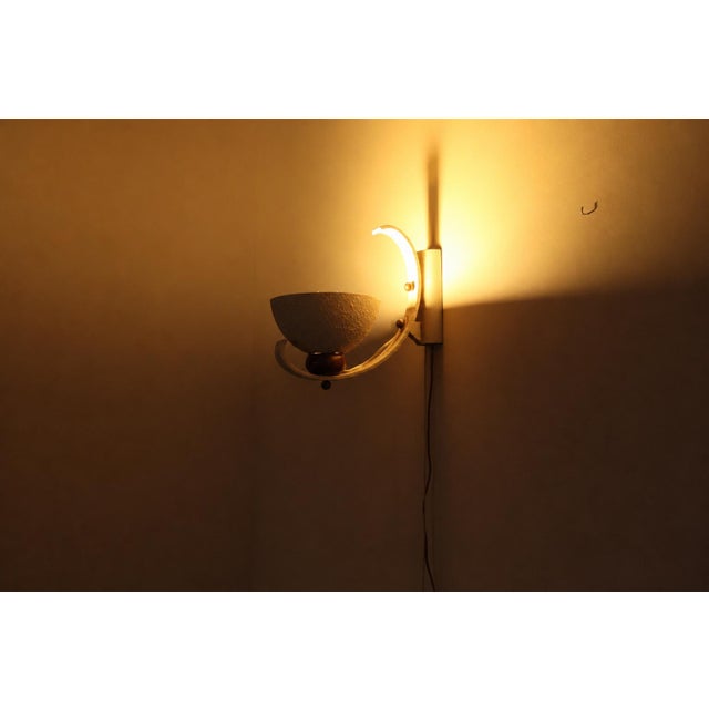 Modern Mid-Century French Sculptural Wall Uplighters, 1950, Set of 2 For Sale - Image 3 of 16