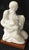 Mid 20th Century Mid-Century Modern Carved Marble Sculpture on Walnut Base For Sale - Image 5 of 14