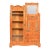 Antique Victorian Oak Side-by-Side Bookcase With Drop Front Secretary Desk, Circa 1900 For Sale