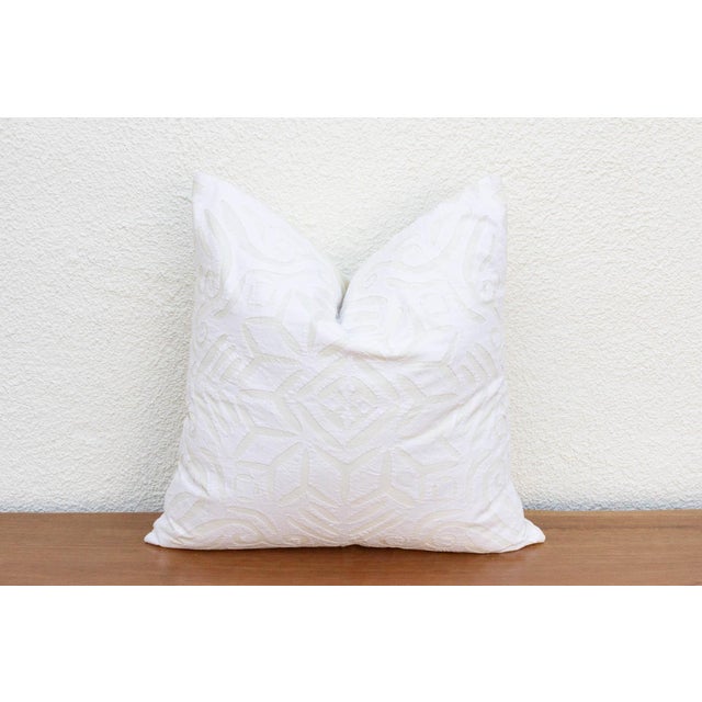 Indian Piyal Applique Pillow Cover For Sale - Image 3 of 6