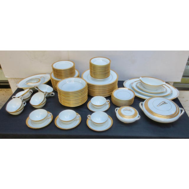 Noritaki Dinnerware Set of Goldridge Pattern -Set of 101 Pieces For Sale - Image 10 of 12