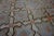 19th Century 1890s Gray Star Medallion Folk Art Trellis-Lattice Antique American Hooked Rug For Sale - Image 5 of 15