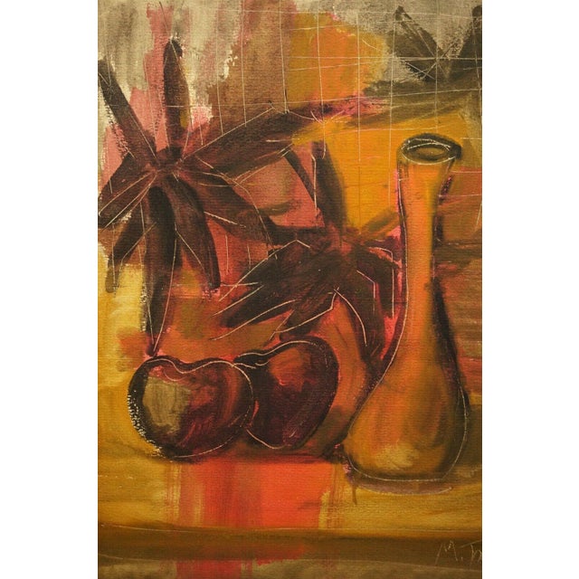 Modern Mario Tornello, Still Life, 20th Century, Oil Painting on Panel, Framed For Sale - Image 3 of 8