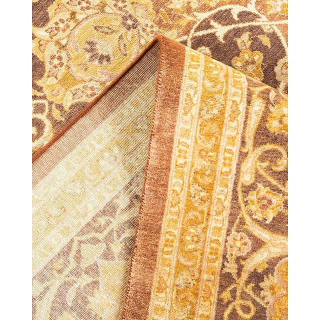 Mogul Collection Hand-Knotted Area Rug - Yellow 8' 1" x 11' 1" For Sale In New York - Image 6 of 9