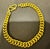Link 24 Karat Pure Yellow Gold Solid Bracelet, 65 Gm, Unisex , 8 Inch For Sale - Image 4 of 8