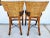 Kreiss Bamboo Barstools Leather Pair For Sale - Image 10 of 13