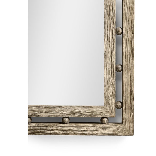 Greyed Oak Mirror For Sale - Image 4 of 6