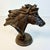 1980s Vintage Americana Southwestern Cast Iron Horse Bust Sculpture For Sale - Image 11 of 13