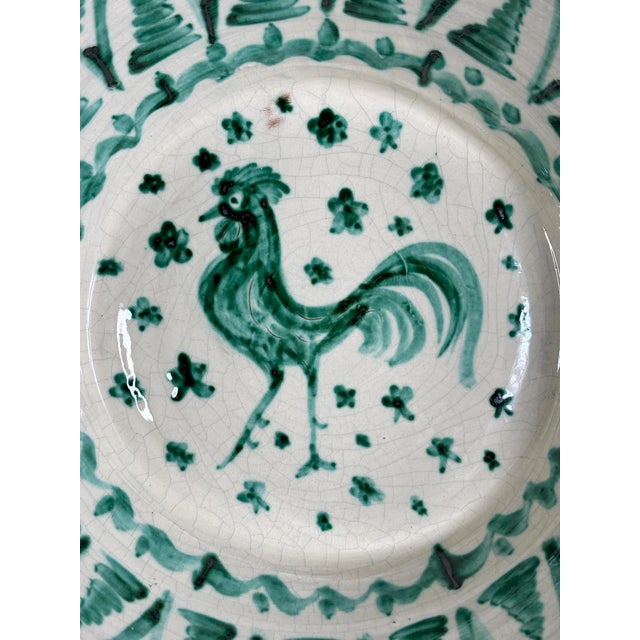 Large Spanish Fajalauza Ceramic Lebrillo Bowl For Sale - Image 4 of 8