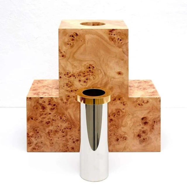 Twenty-Seven Woods for a Chinese Artificial Flower Vase P by Ettore Sottsass For Sale - Image 10 of 13