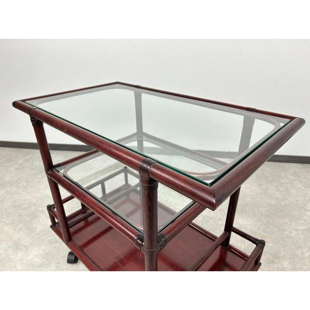 Mid-Century Modern Serving Trolley from Gervasoni, 1970s For Sale - Image 10 of 13