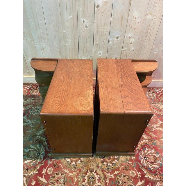 Art Deco Period Bedside Tables, Set of 2 For Sale - Image 5 of 6