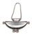 1980s Vintage Indian Sterling Silver & Quartz Pendant With Choker Chain For Sale - Image 5 of 10