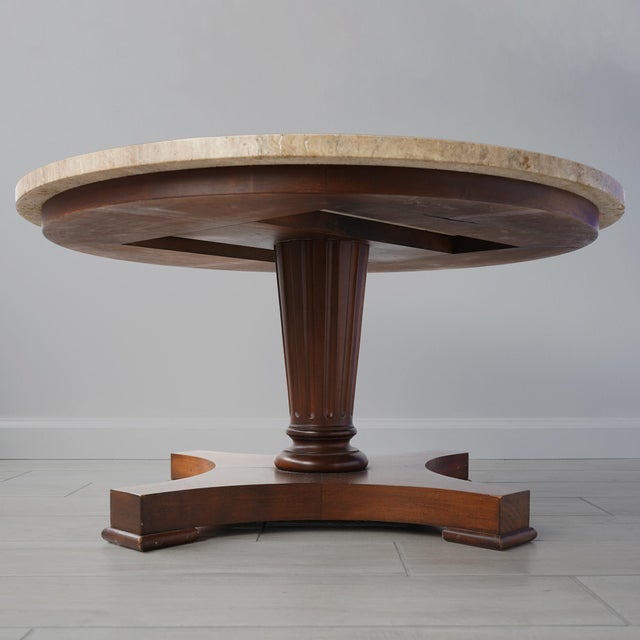 Mid-Century Modern Italian Travertine Coffee Table For Sale - Image 14 of 16