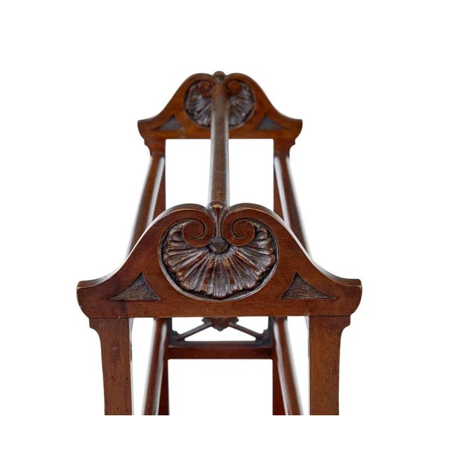 Early 20th Century Carved Towel Rail, 1890s For Sale - Image 3 of 6